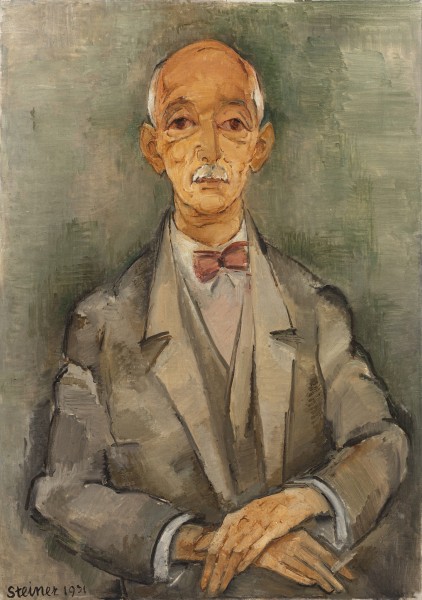 Portrait d'homme moustachu